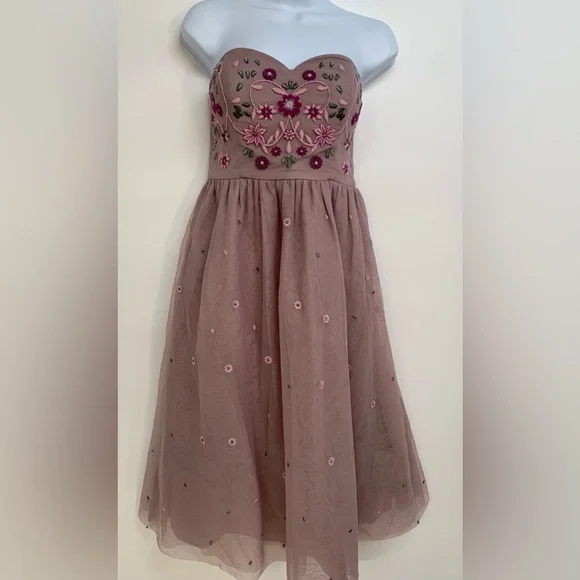 modcloth embroidered dress Flower Child Embroidered Dress ModCloth